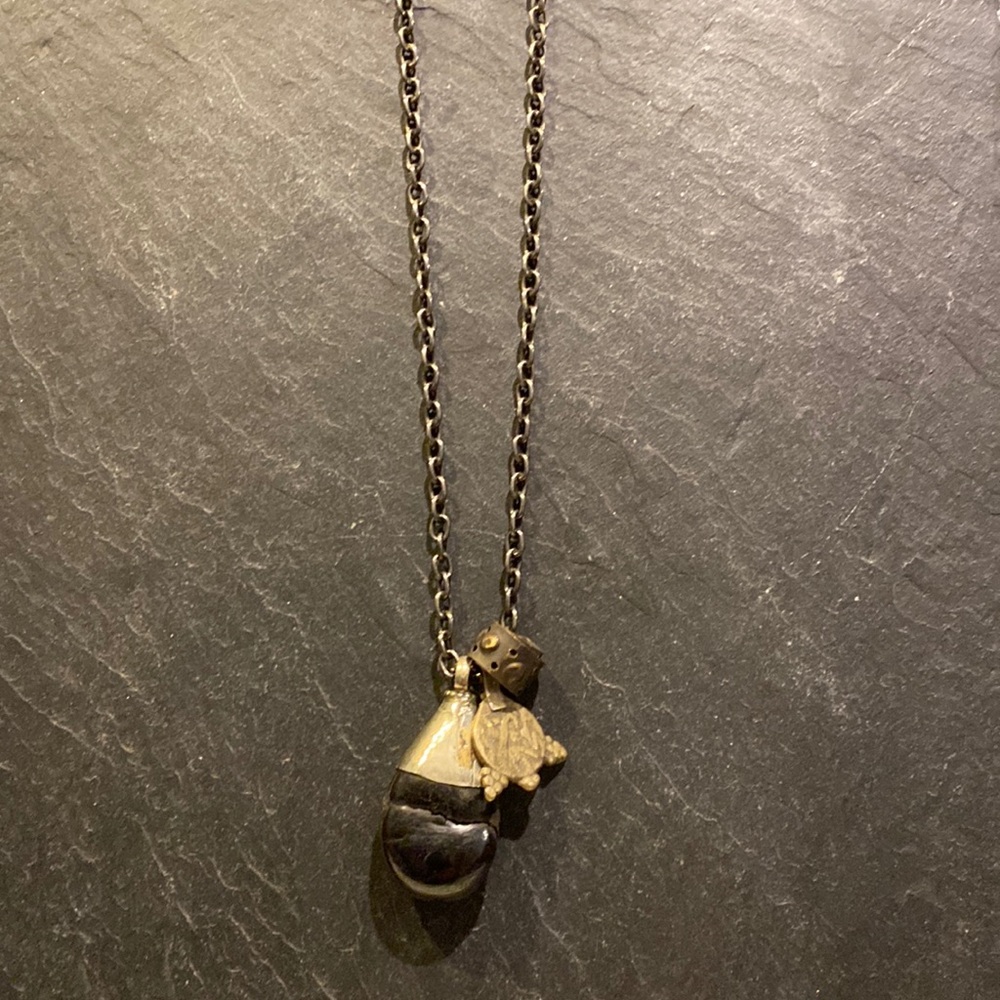 Custom Necklace with Mixed Metals